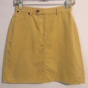 🌸SALE🌸 Yellow Corduroy Skirt by Liz Claiborne 4P